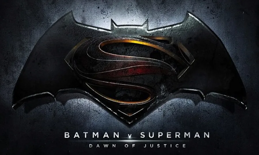Το επίσημο λογότυπο της ταινίας Batman v Superman: Dawn of Justice.