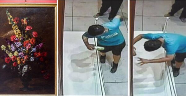 To Viral Video της χρονιάς: 12χρονος παραπατάει και καταστρέφει πίνακα αξίας 1,5 εκατ.δολαρίων