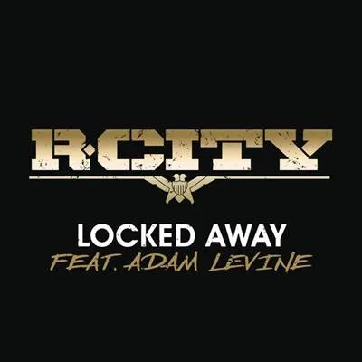 Εξώφυλλο του single Locked Away των R.City με τον Adam Levine.