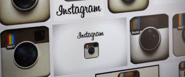 Το λογότυπο του Instagram σε διάφορα μεγέθη και εκδοχές.