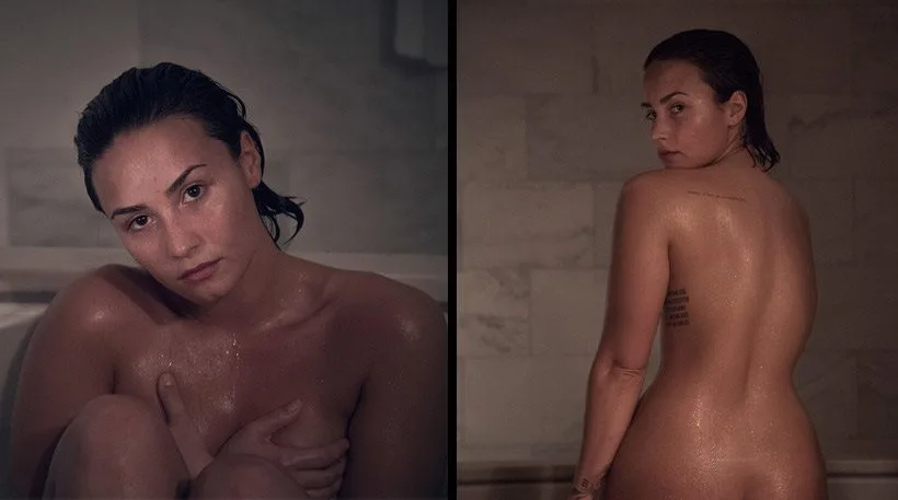 Η Demi Lovato σε καλλιτεχνική γυμνή φωτογράφιση.