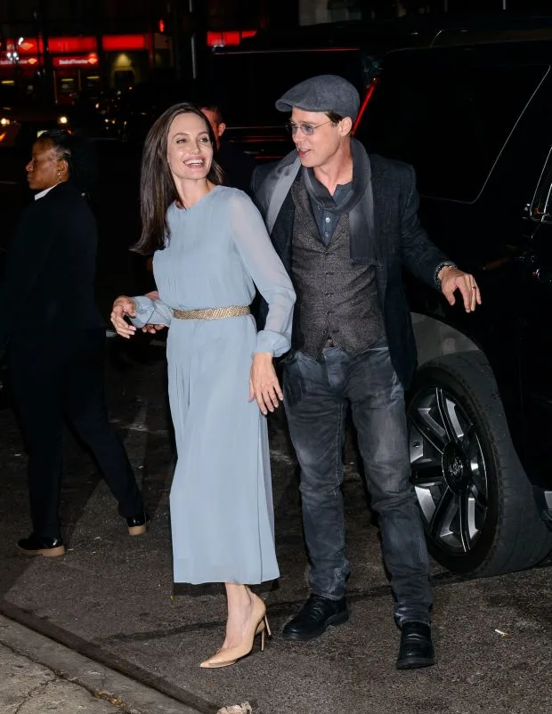 Brad Pitt and Angelina Jolie arrive at a screening of "By the Sea"Pictured: Angelina Jolie, Brad PittRef: SPL1167912 031115 Picture by: Thelonius / Splash NewsSplash News and PicturesLos Angeles: 310-821-266