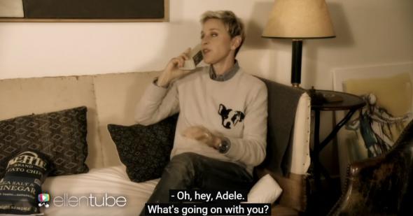 Η Ellen τρολάρει την Adele και είναι τέλειο!