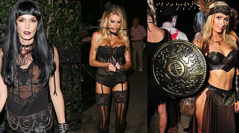 Οι Cindy Crawford, Charlotte McKinney και Paris Hilton με στολές Halloween.