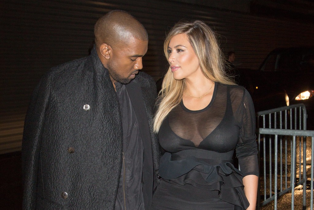 Pictures-Kfffanye-West-Checking-Out-Kim-Kardashian