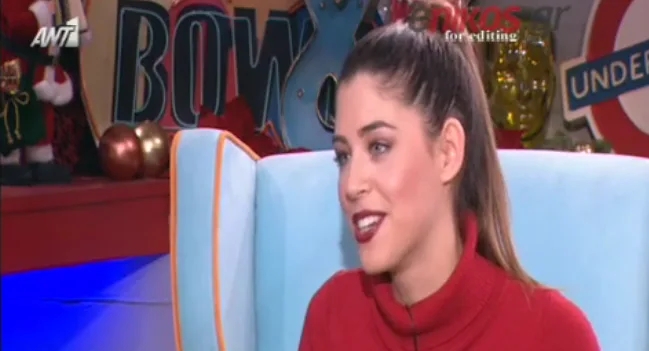 Η Demy σε τηλεοπτική συνέντευξη στον ΑΝΤ1.