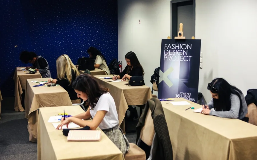 Συμμετέχοντες στον διαγωνισμό Fashion Design Project της Athens Xclusive Designers Week.