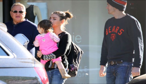 Σκέτο κουκλάκι η κορούλα του Ashton Kutcher και της Mila Kunis