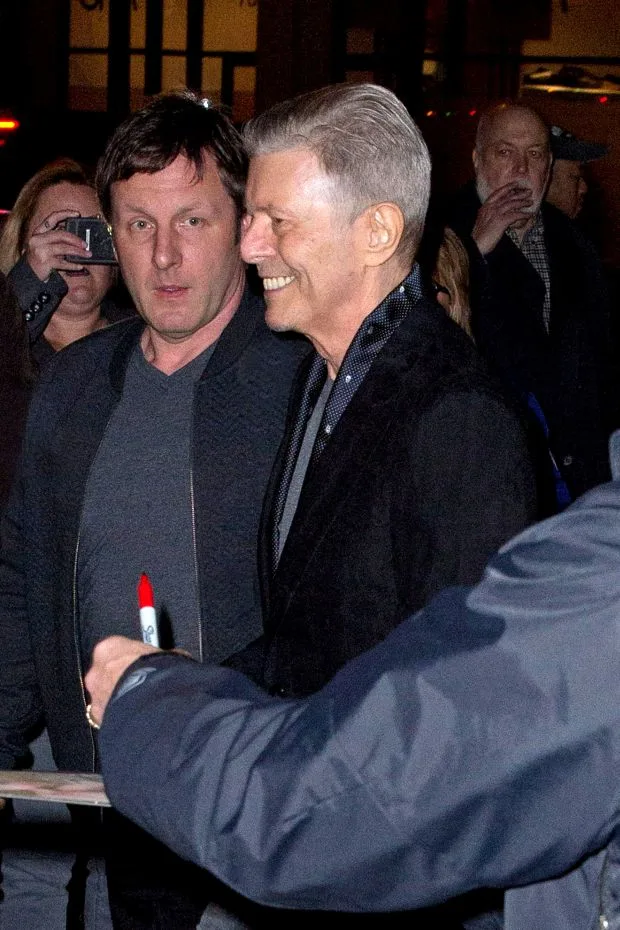 O Bowie ένα μήνα πριν πεθάνει.
