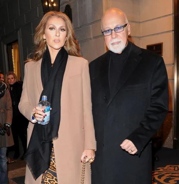 Celine Dion and her husband Rene Angelil are pictured on a night out in New York City. Pictured: Celine Dion and Rene Angelil Ref: SPL156396 080210 EXCLUSIVE Picture by: Asadorian-Mejia/Splash News Splash News and Pictures Los Angeles:310-821-2666 New York: 212-619-2666 London: 870-934-2666 photodesk@splashnews.com