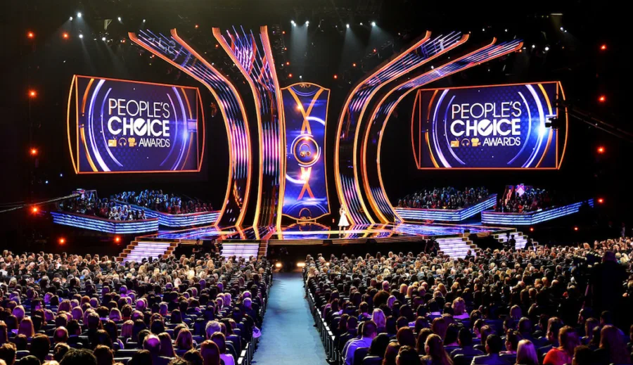 Στιγμιότυπο από τη σκηνή των 39ων People’s Choice Awards στο Nokia Theatre του Λος Άντζελες.