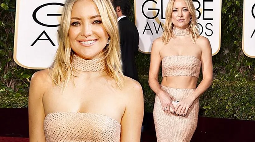 Η Kate Hudson στο κόκκινο χαλί των Χρυσών Σφαιρών.