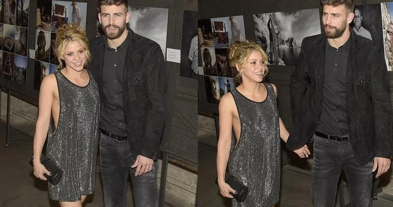 Η Shakira και ο Ζεράρ Πικέ σε εκδήλωση βράβευσης.
