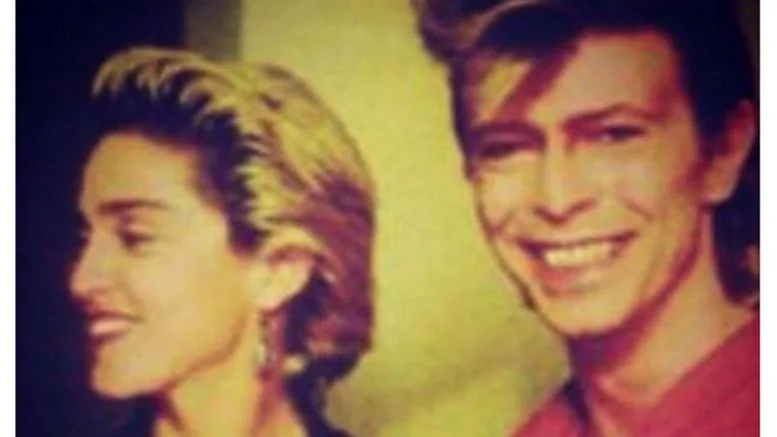 Η Madonna και ο David Bowie σε παλαιότερη κοινή τους φωτογραφία.