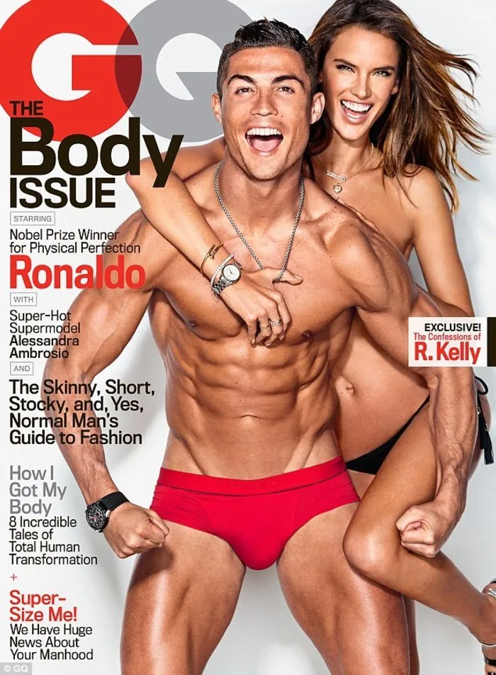 Ο Cristiano Ronaldo και η Alessandra Ambrosio στο εξώφυλλο του περιοδικού GQ.
