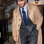 Victoria Beckham and David Beckham with son Brooklyn Beckham leave a dinner party held at Anna Wintour's house in NYC.Ref: SPL1223136  080216  Picture by: Ron Asadorian / Splash NewsSplash News and PicturesLos