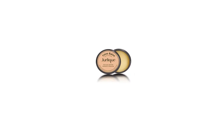 Το ενυδατικό Love Balm της Jurlique σε ανοιχτή συσκευασία.