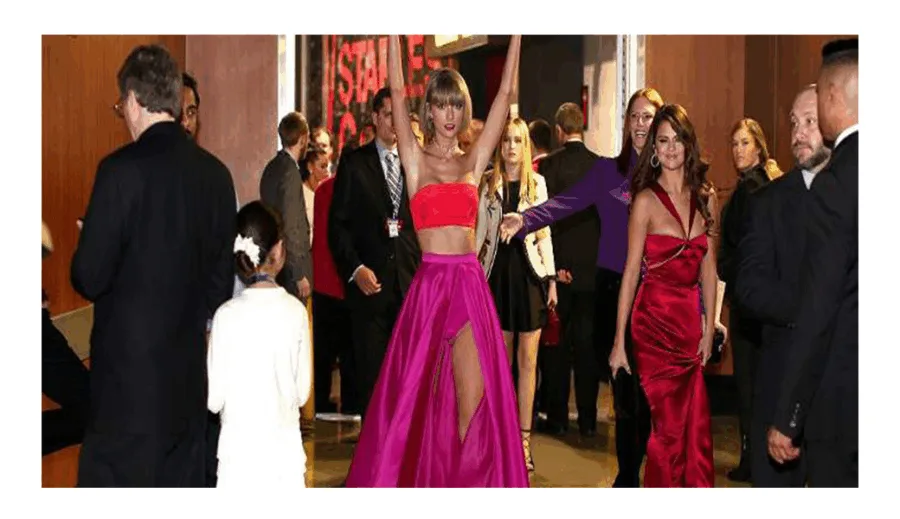 Η Taylor Swift και η Selena Gomez στα βραβεία Grammy.