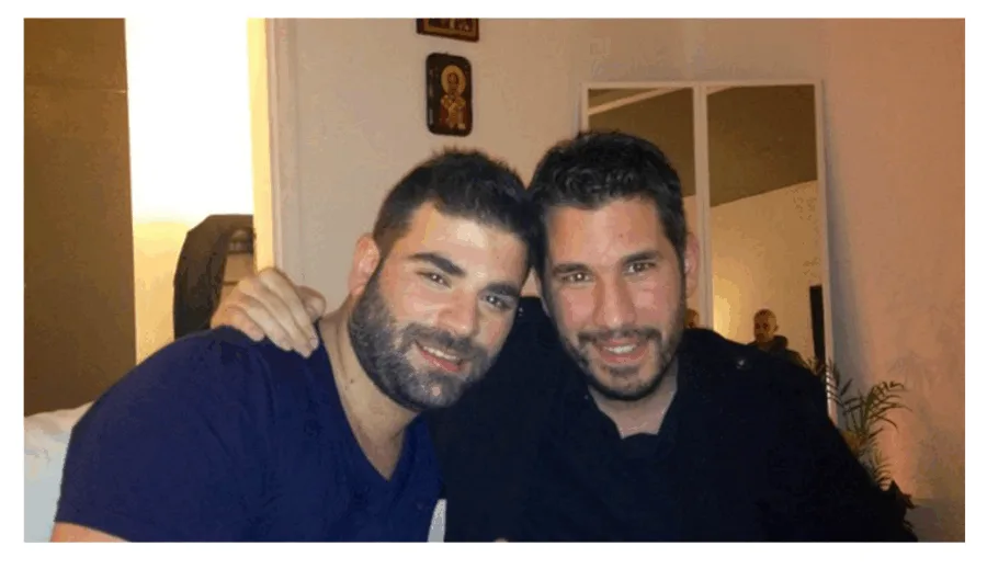 Ο Παντελής Παντελίδης με τον Χάρη Λεμπιδάκη