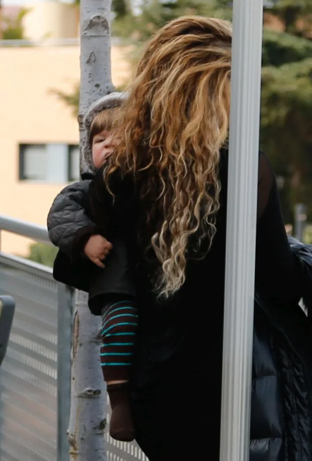 EXCLUSIVE: Shakira and Gerard Pique in Barcelona Spain
