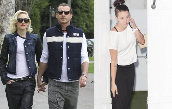 Η Gwen Stefani με τον Gavin Rossdale και η Mindy Mann.