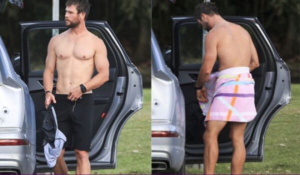 Chris Hemsworth: Άλλαξε μαγιό στη μέση του δρόμου και μοίρασε «εγκεφαλικά»!