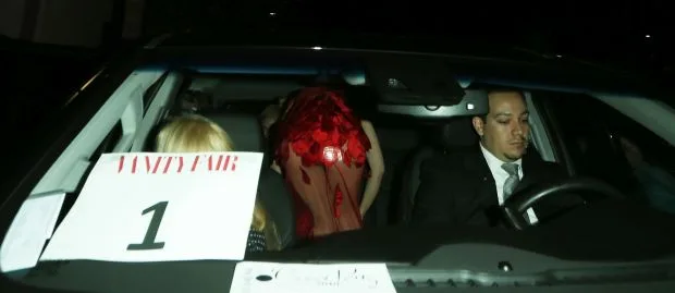 Gwen Stefani And Blake Shelton Leaves Spago's Restaurant After Attending A Private Party