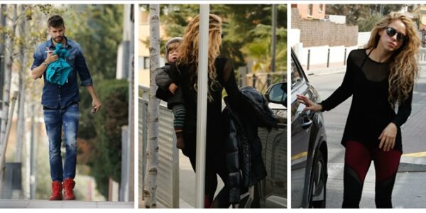 Η Shakira και ο Pique παίρνουν το γιο τους από το σχολείο.