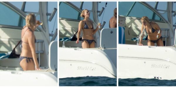 Όπως δεν την έχετε ξαναδεί: H Jennifer Lawrence  χαλαρώνει στο σκάφος της με καυτό μπικίνι!