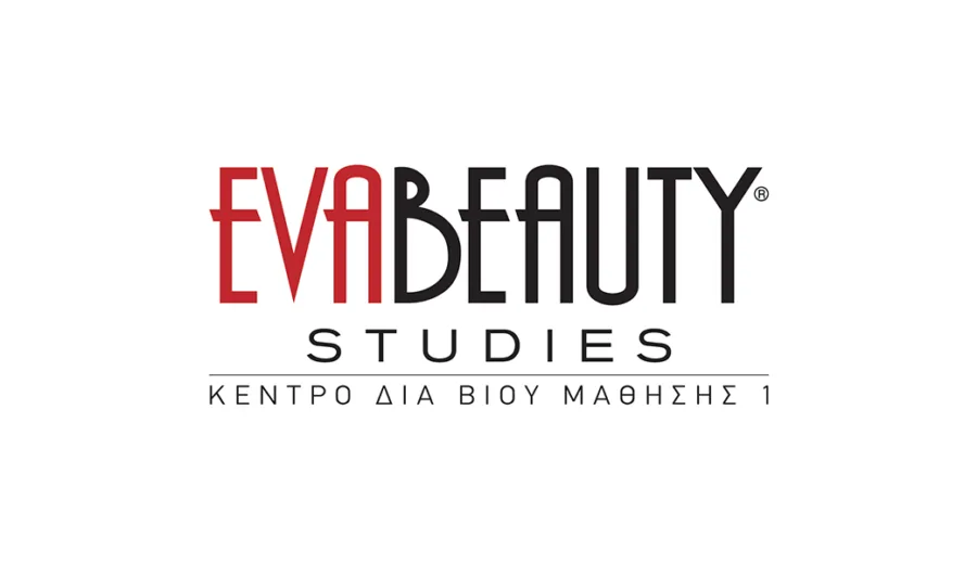Το λογότυπο της σχολής EVABEAUTY Studies.