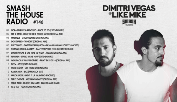 Το “Stand By Me” στο Smash The House Radio των Dimitri Vegas & Like Mike