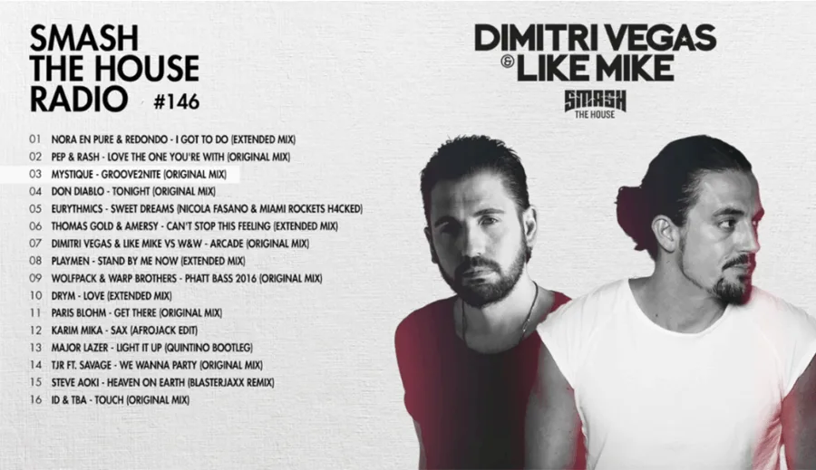 Οι Dimitri Vegas & Like Mike σε γραφικό για το Smash The House Radio #146.