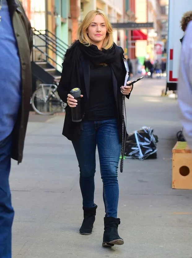 Kate Winslet Goes Back to Work After Causing Pregnancy Rumors at the Oscars