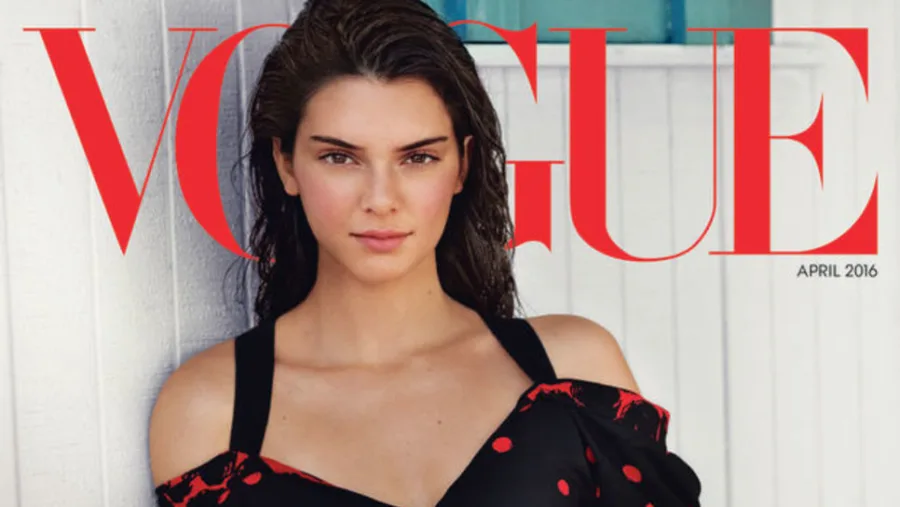 Η Kendall Jenner στο εξώφυλλο του περιοδικού Vogue.