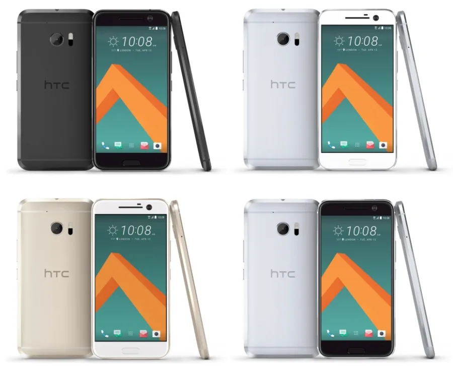 Τέσσερις χρωματικές εκδόσεις του smartphone HTC 10.