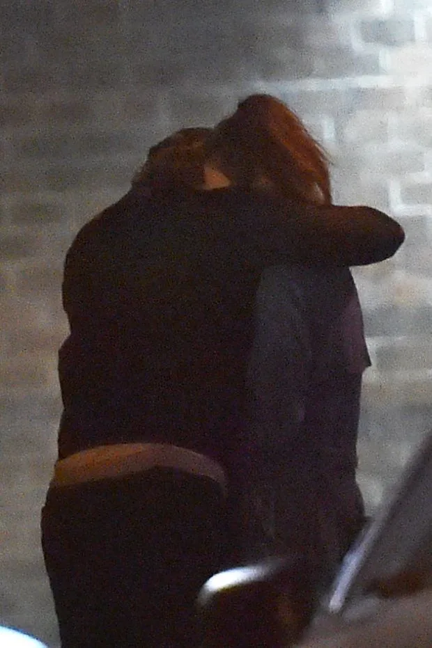 EXCLUSIVE: Bradley Cooper and Irina Shayk PDA after dinner with Willie Geist at The Clam Restaurant in West Village