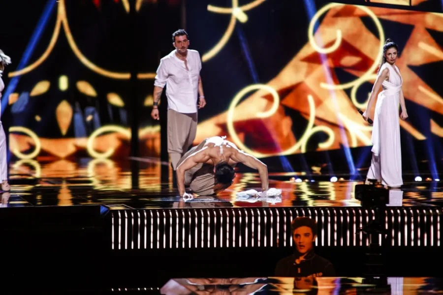 Το συγκρότημα Argo στη σκηνή της Eurovision 2016.