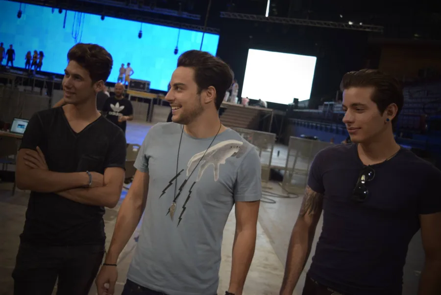 Οι Boys and Noise στις πρόβες των MAD Video Music Awards 2016.