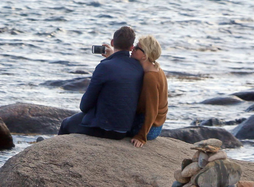 Looks like Taylor isn't shedding any tears or any "Bad Blood" over recent break up with Calvin Harris.