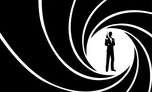 Η εμβληματική σιλουέτα του James Bond μέσα από την κάννη όπλου.