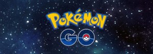 Το λογότυπο του Pokémon GO σε φόντο με αστέρια.