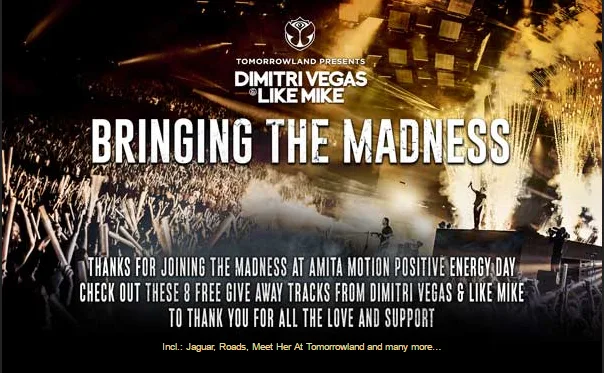Dimitri Vegas & Like Mike σε συναυλία Bringing the Madness.