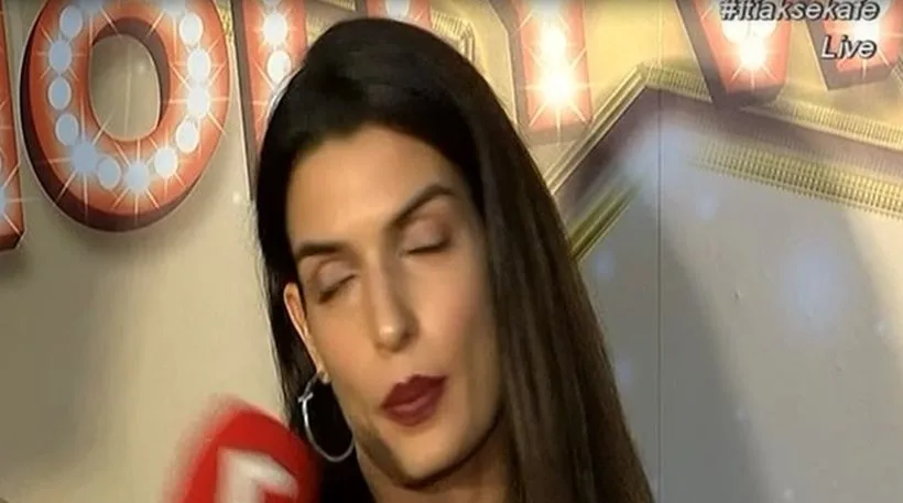 Η Τόνια Σωτηροπούλου σε τηλεοπτικές δηλώσεις