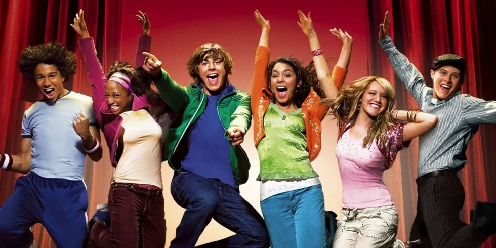 Το καστ της ταινίας High School Musical με τον Zac Efron