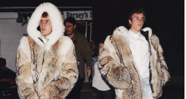 Η εμφάνιση του Justin Bieber με τεράστια γούνα που εξόργησε τους φιλόζωους