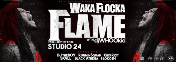 WAKA FLOCKA FLAME & DJ WHOO KID LIVE IN ATHENS // 01.02.17