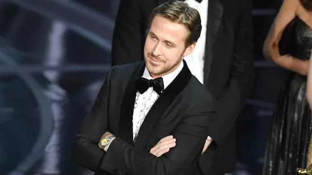 Ο Ryan Gosling στα βραβεία Όσκαρ 2017