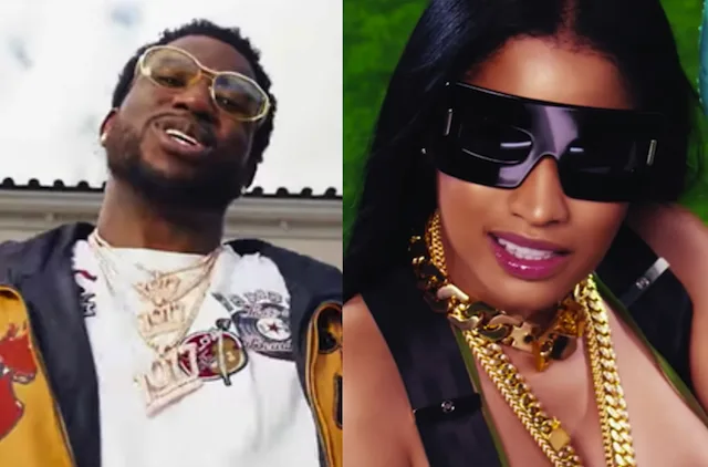 Ο Gucci Mane και η Nicki Minaj σε στιγμιότυπο από το video clip Make Love.