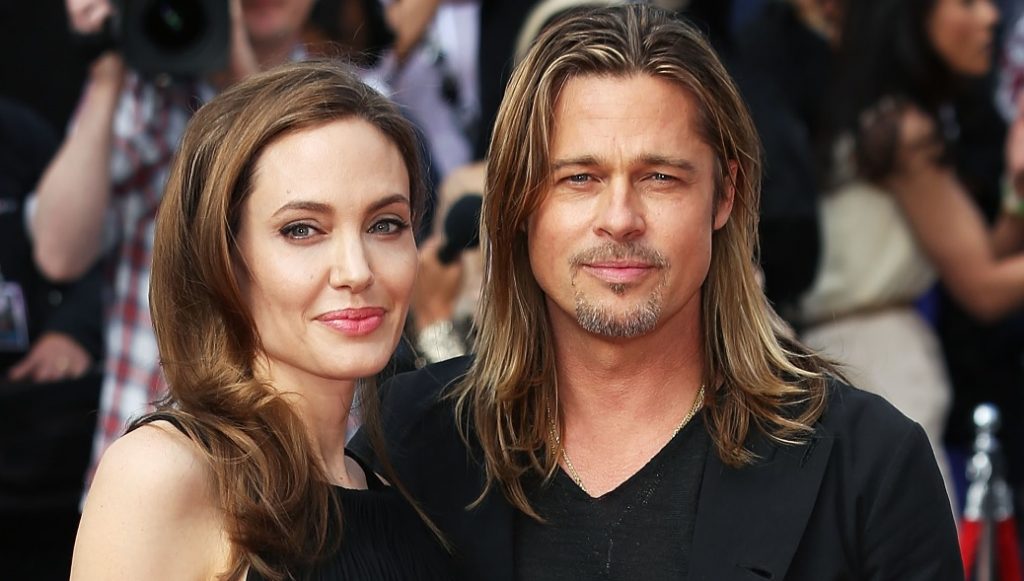 Η Angelina Jolie και ο Brad Pitt σε κοινή τους εμφάνιση στο κόκκινο χαλί.