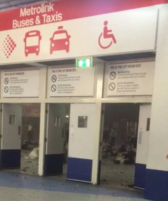 Εσωτερικός χώρος του Manchester Arena μετά την έκρηξη στη συναυλία της Ariana Grande.